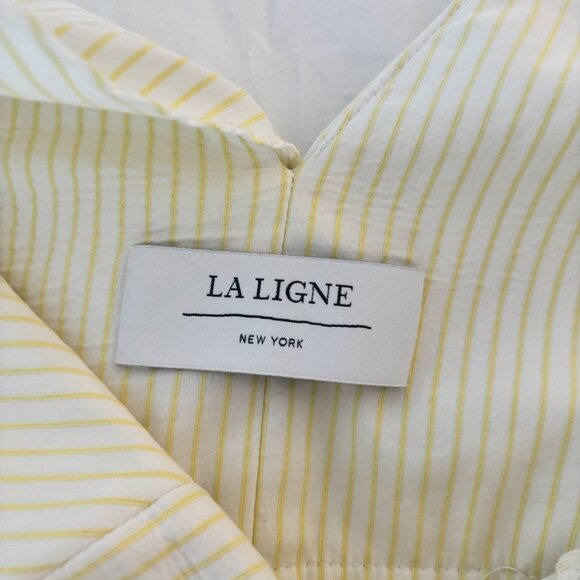 La Ligne Dress D'Ete Flutter Sleeve Maxi Dress in Butter Yellow - Picture 6 of 9